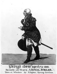 König Georg III., im Alter von 72 Jahren, 1810